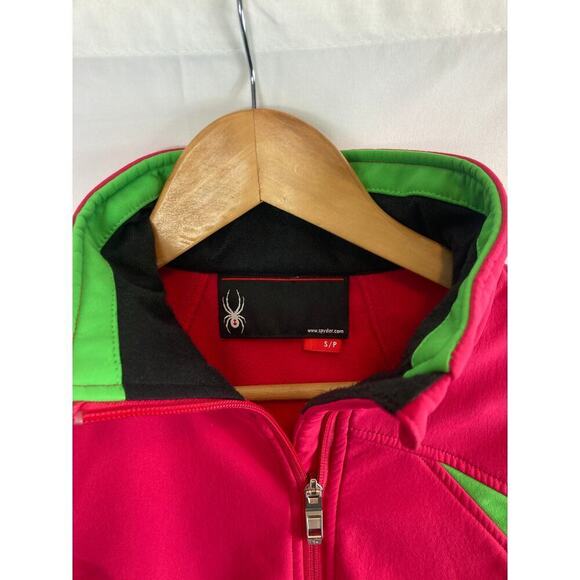 Spyder Pink Zip Up Jacket Size Small - Picture 3 of 6